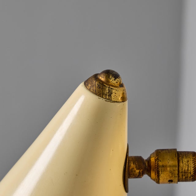 1950s Stilnovo White Perforated Metal Sconce For Sale - Image 13 of 18