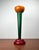 Postmodern Wood Yellow Green Red Model Monokel Candleholder from Ikea, 1980s For Sale - Image 6 of 14