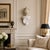 An Extra Large Plaster Wall Bracket Shelf featuring a Large Rocaille Shell reminscent of Serge Roche Has 2 Wire Hangers...