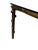 1950s Mid-Century Hollywood Regency Faux Bamboo Coffee Table with Bronze Base, 1950 For Sale - Image 5 of 11
