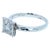 0.50 Carats Diamond Square Halo Round Pave Engagement Cocktail White Gold Ring 0.50 cts Diamonds 14K White Gold Size 7
