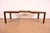 Brown Henredon Mid-Century Modern Hollywood Regency Oak and Burl Wood Extension Dining Table, Newly Refinished For Sale - Image 8 of 15