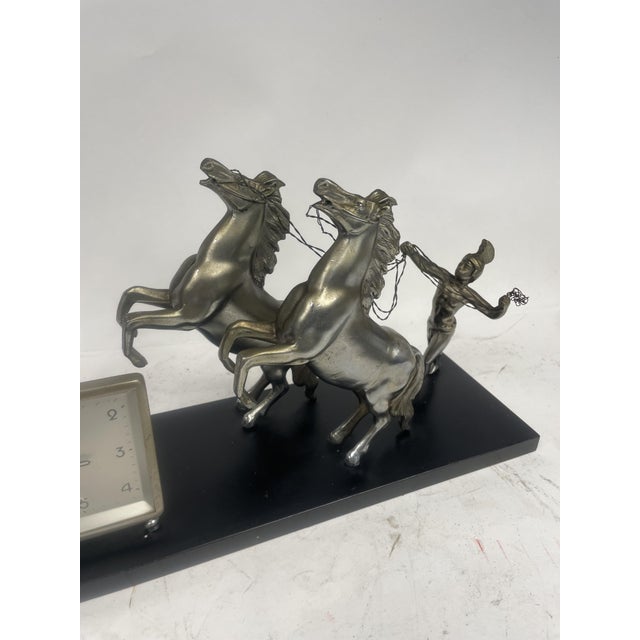 Vintage Liberty Clock with Roman Sculpture, 1920s For Sale - Image 3 of 11