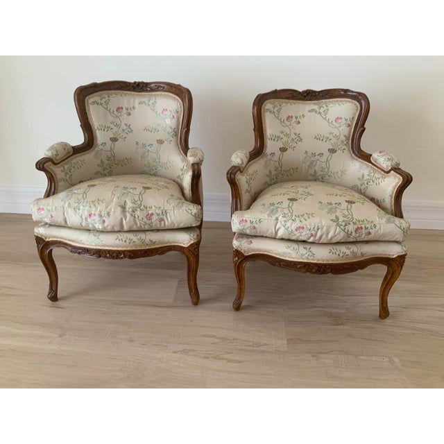 Early 20th Century Pair of French Bergere Children’s Chairs For Sale - Image 10 of 11