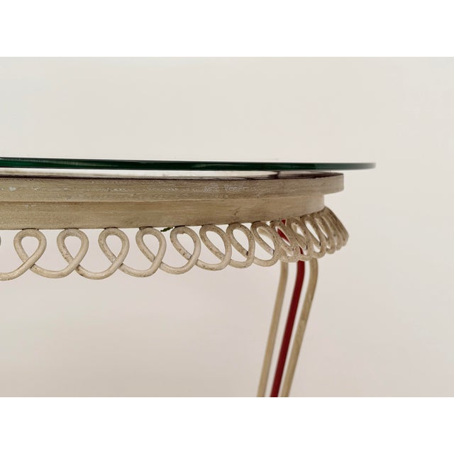 Vintage Iron Coffee Table, 1950s For Sale - Image 4 of 5