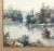 Paint Antique 19th Century Orig ZHR Winter River Watercolor Realism Landscape Painting For Sale - Image 7 of 11