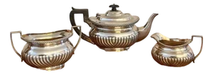 Antique Edwardian Tea Service, 1900s, Set of 3