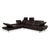 Leather Corner Sofa in Brown with Manual Function by Willi Schillig For Sale - Image 6 of 18