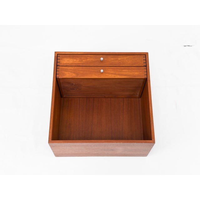 Aksel Kjersgaard Model #131 Wall Console in Teak by Kai Kristiansen for Aksel Kjersgaard, 1960s For Sale - Image 4 of 16