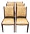 Set of Six Mid Century Modern Teak & Faux Leather Dining Chairs by G-Plan, Uk c.1960 For Sale