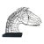 Late 20th Century Large Modernist Welded Steel Wire Horse Head Sculpture on Metal Base For Sale