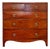 Antique British Mahogany and Walnut Inlaid Chest of Drawers For Sale