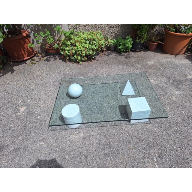 Metafora Coffee Table in White Carrara Marble by Massimo and Lella Vignelli for Casigliani, 1980s For Sale - Image 18 of 18