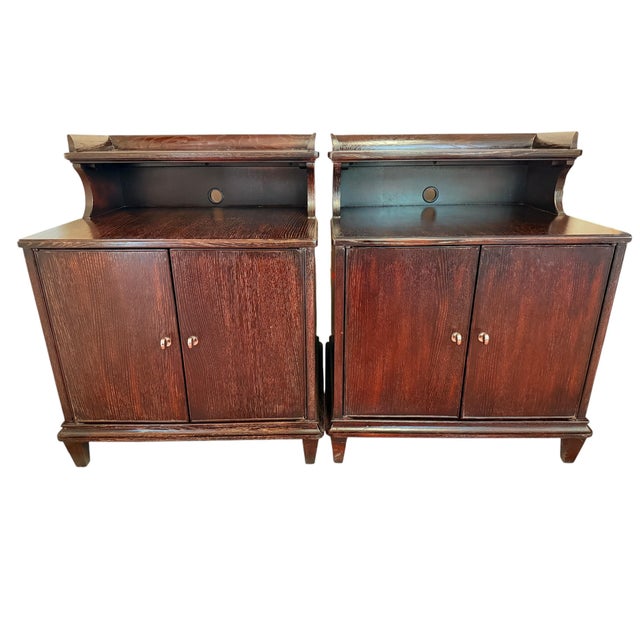 Drexel Heritage Set of 2 Drexel Heritage Nightstands For Sale - Image 4 of 11