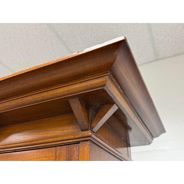 Wood J & J Shaw Hall Wardrobe, Antique For Sale - Image 7 of 12