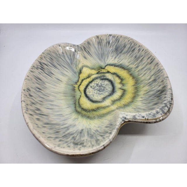 Large Vintage West German Glazed Ceramic Trinket Tray, 1970s For Sale - Image 11 of 11