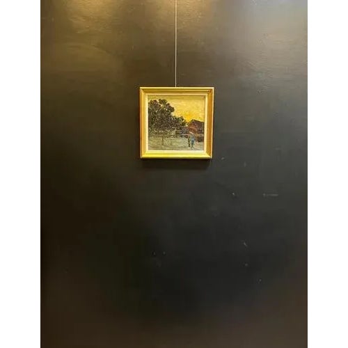 Matteo Sarno, Florida, 1924, Oil on Cardboard For Sale - Image 7 of 11