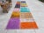 Vintage Colourful Oushak Runner For Sale - Image 9 of 10