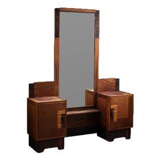 Amsterdam School Vanity Table by Anton Hamaker for t Woonhuys For Sale