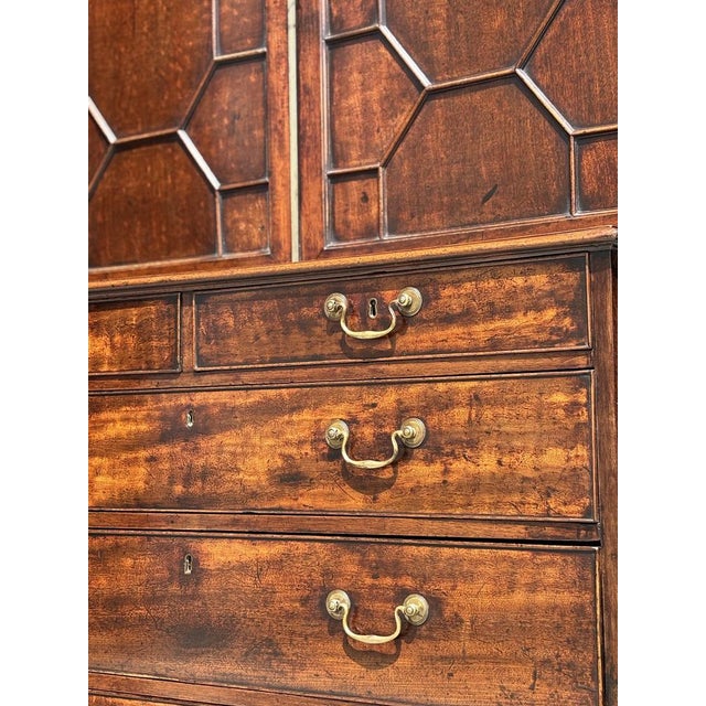 Antique George III Thomas Chippendale Mahogany Bookcase, 1770 For Sale - Image 11 of 16