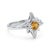 Natural Citrine Compass Ring, Northen Star Bust Ring Us 7 For Sale - Image 4 of 5