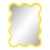 Medium Contemporary Sculptural Wavy Wall Mirror – Hvyli 10 by Oitoproducts For Sale