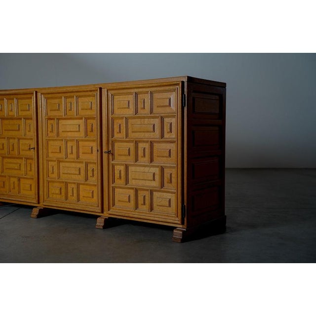 Brown Spanish Rustic Sideboard, 1970s For Sale - Image 8 of 11