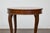 Wood Italian Walnut Table with Round Quarter Veneer Top and Cabriole Legs For Sale - Image 7 of 12