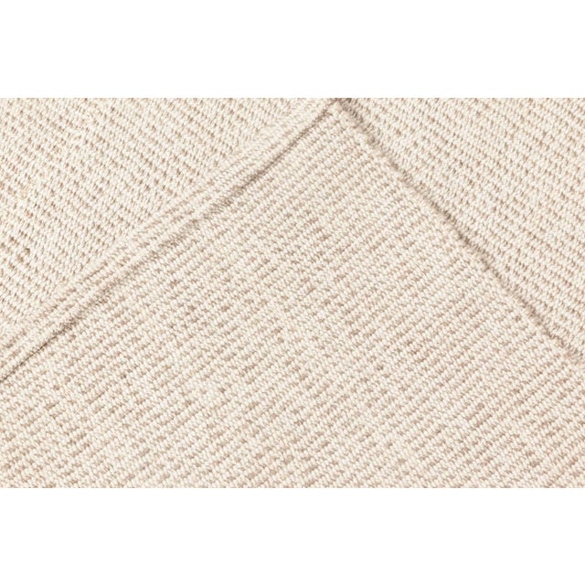 Contemporary Sandy Beige Flat-Woven Wool Kilim Rug by Doris Leslie Blau For Sale In New York - Image 6 of 7
