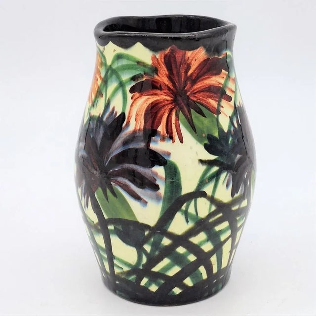 Art Nouveau Ceramic Vase from Schramberg Majolika, 1890s For Sale - Image 4 of 5