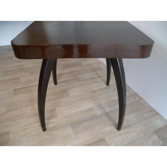 Brown Art Deco Coffee Table by Jindřich Halabala, 1920s For Sale - Image 8 of 17