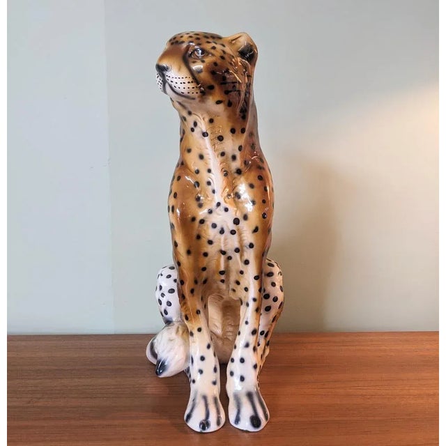1960s Vintage Ceramic Leopard, Italy, 1960s For Sale - Image 5 of 8