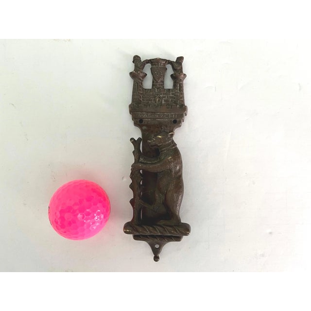 English Warwick Bear Door Knocker For Sale - Image 11 of 14