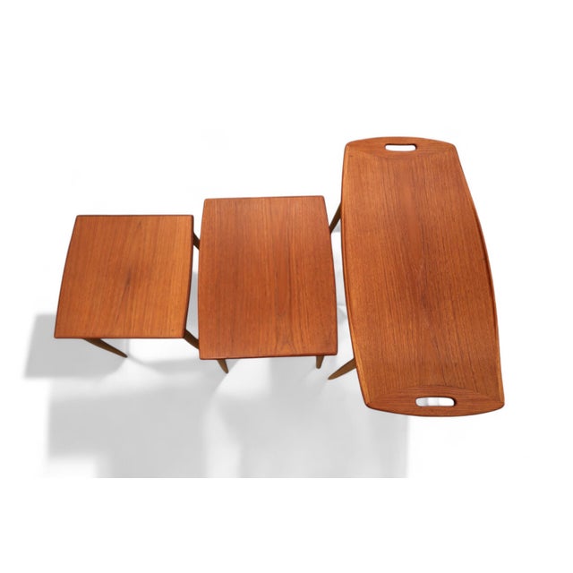 Teak Nesting Tables by Jens Harald Quistgaard, 1960s, Set of 3 For Sale - Image 13 of 18