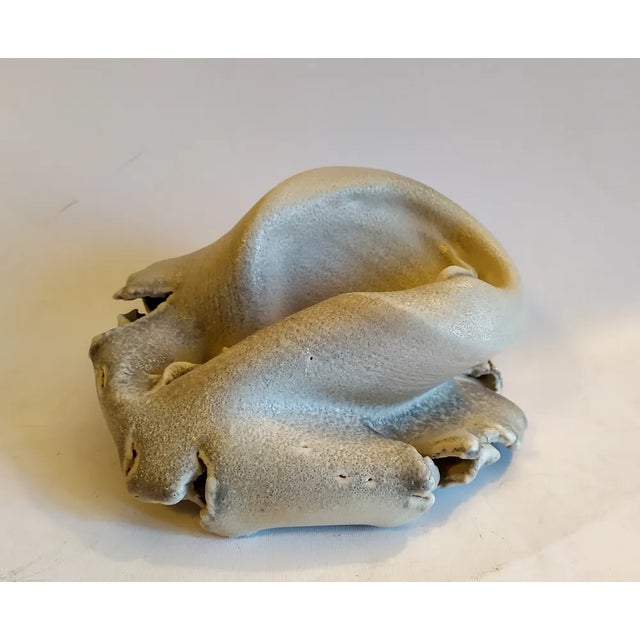 Beige Stoneware Sculpture Vase by Carlo Zauli For Sale - Image 8 of 8