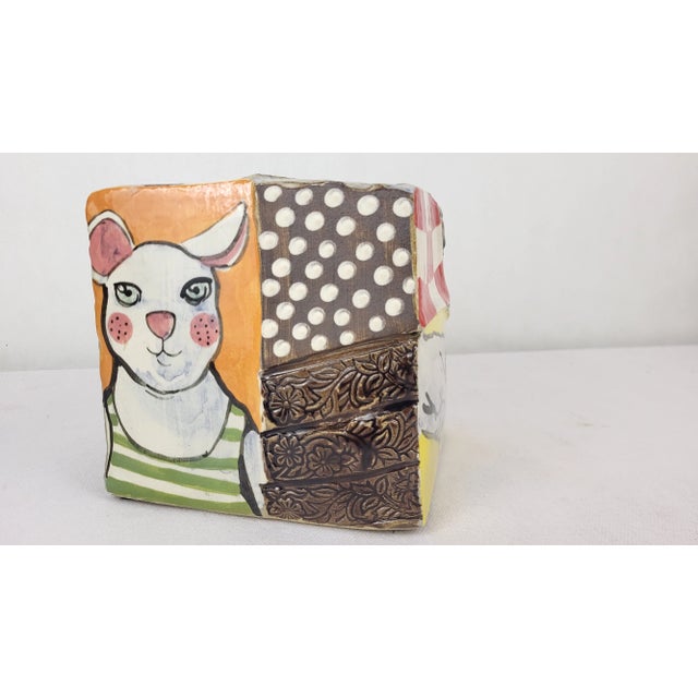 Cubic Sculpture by Mathilde Lemancq For Sale - Image 9 of 13