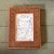 1980s 1980’s Original Small Original Abstract Blue Ink Drawing Ornate Tabletop Frame For Sale - Image 5 of 5