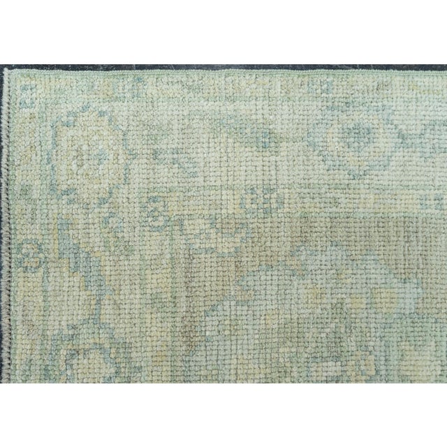Turkish Oushak Rug 2'2" x 7'10" #19456 For Sale - Image 4 of 8