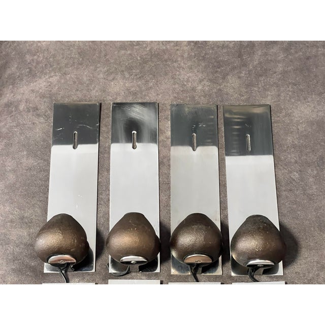 Vintage Italian Wall Sconces, 1996, Set of 8 For Sale - Image 3 of 8