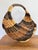 Folk Art Tricolored Gathering Basket For Sale - Image 4 of 10