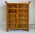 Chinese Vintage Chinese Apothecary Cabinet, Painted Calligraphy, 10 Drawers For Sale - Image 3 of 7
