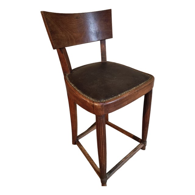 Antique French Beechwood Chair, Early 1900s For Sale