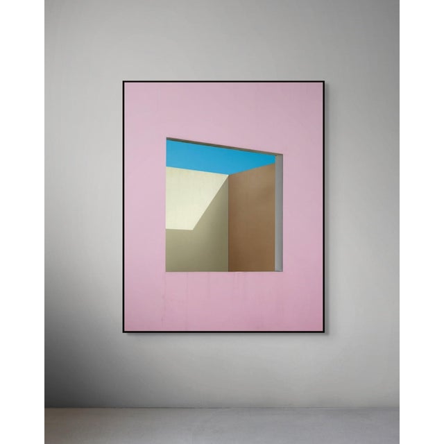 Exclusively available in the U.S. through ART AT HOME, Roofless VII by Marc Fischer presents a vivid architectural...