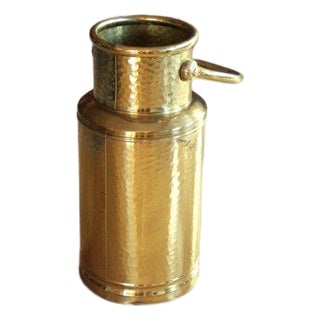 Brass Umbrella Stand From the 70s - Vintage For Sale