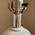1960s White & Chrome Ginger Jar Table Lamps — A Pair For Sale - Image 12 of 17