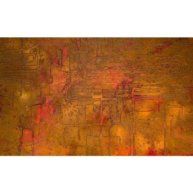 Lounge Table in Copper Design Bernhard Rohne, 1970s For Sale - Image 13 of 14