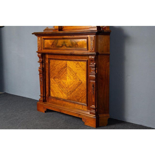 Wilhelminian Pine Mirror Cupboard For Sale - Image 6 of 18