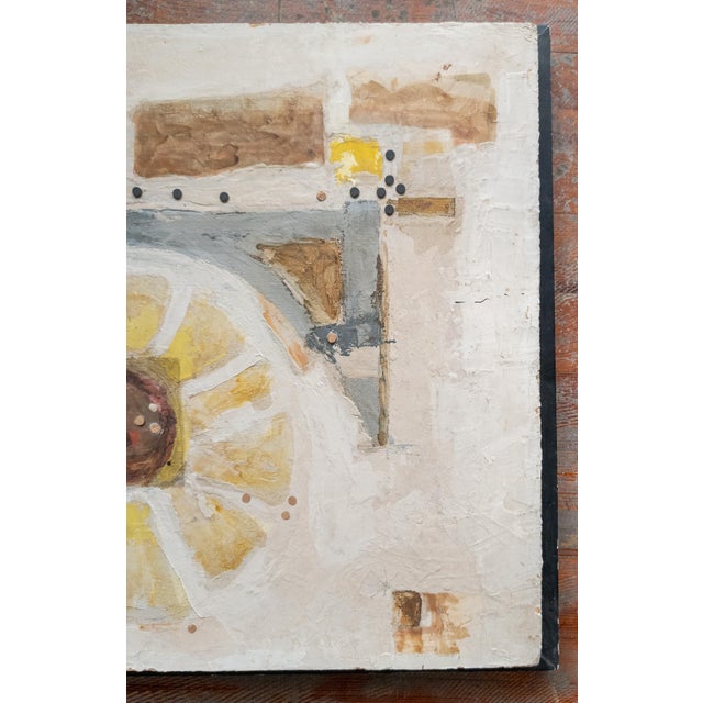 Mid-Century Modern Abstract Expressionist Oil Painting Signed Remington For Sale - Image 4 of 10