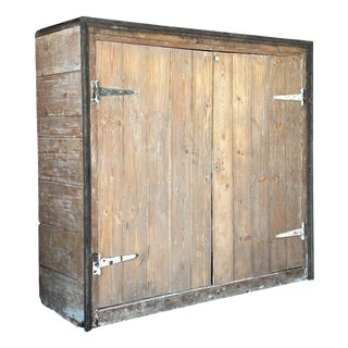 Antique Wooden Workshop Cabinet, 1890s For Sale