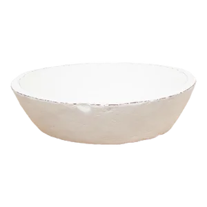 Oversized French White Dough Bowl
